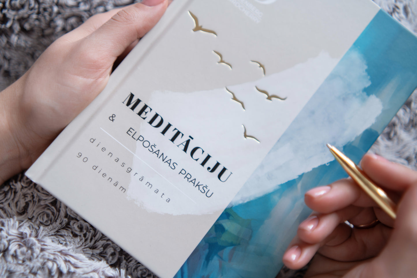 Meditāciju dienasgrāmata DEBESIS + dāvanā 3 vadītās meditācijas